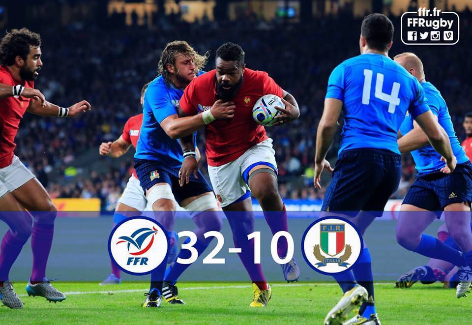 RWC Update France v. Italy Green and Gold Rugby