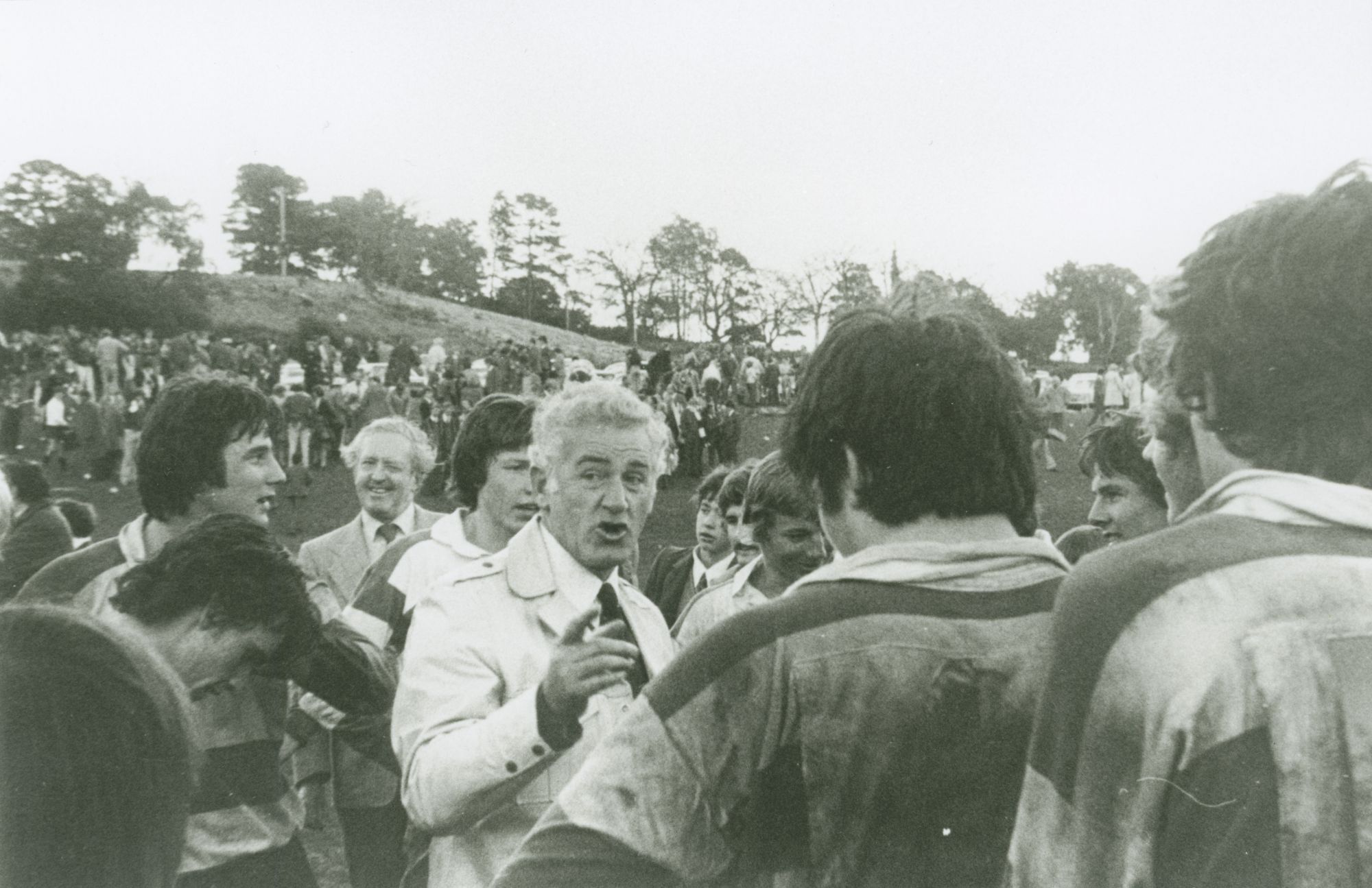 Les Kirkpatrick - Stirring Words at Half Time, 1980.jpg