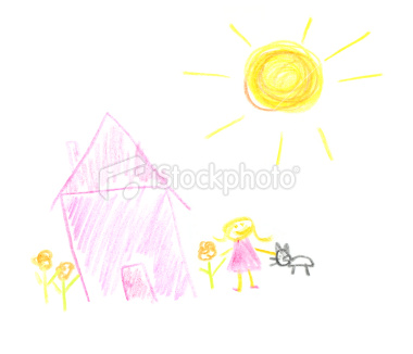 stock-photo-12402701-child-s-drawing-of-a-house-girl-cat.jpg