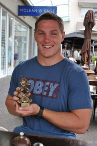 G&GR Wallaby Player of the Year - and trophy!