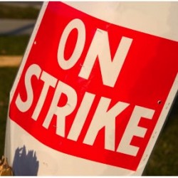 on-strike-sign