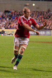 Alun Wyn Jones - the victim of Horwill's alleged stamp