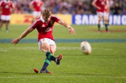 Halfpenny kicks in Lions vs Force 2013