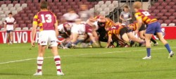 Enoch and Devine defending.