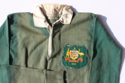 Alec Ross' Wallaby jersey from 1930