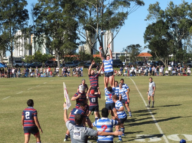 5. Hewatt takes a lineout