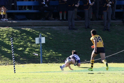 Mackay scores in the corner