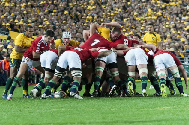 scrum ben alexander wallabies vs lions