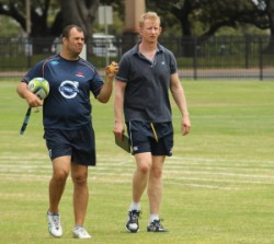 Michael Cheika and Leo Cullen