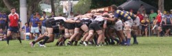 A strong Souths scrum