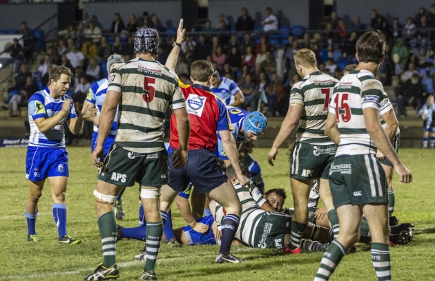 Parramatta hooker Liu ATAITUAVE scores adjacent to the posts_ photo by Pat Dunne