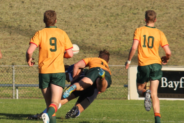 Luke Lough saves try