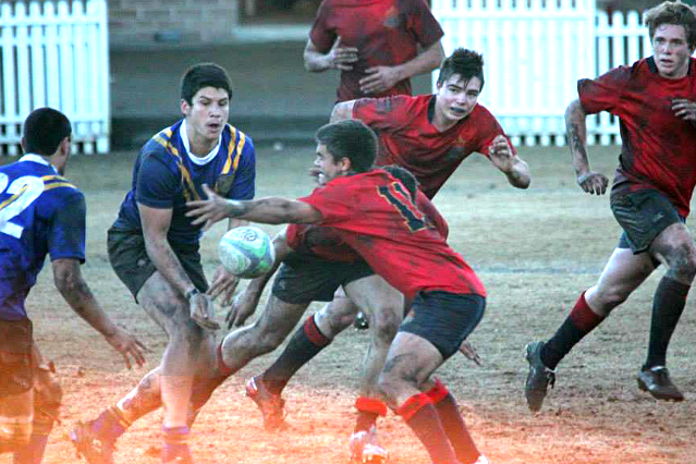 Henry Patterson draws Joel Koppe, to offload