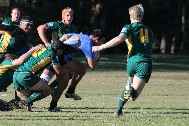 Jonathan Savea and hangers-on 