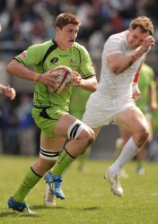 Sean McMahon playing 7s for Australia - photo Getty