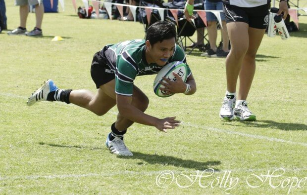 Jayden Ngamu Hat Trick try