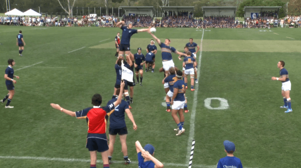 BGS @ ACGS - Churchie lineout