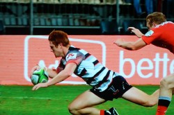 Nic Stirzaker scored the deciding try in Christchurch