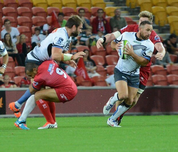 Ben McCalman and Alby Mathewson against the Reds