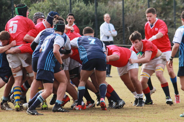 CAS maul try coming up for Simon Purcell