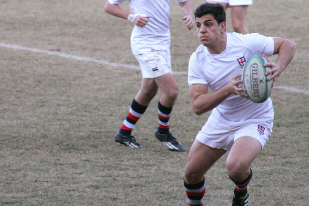 Felix Studdy - had a fine game scoring two tries