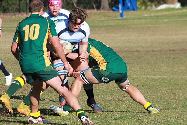 Lachlan Swinton - charge set up try