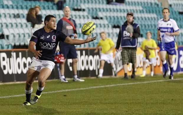 Izaia Perese takes a pass for QLD Country v Sydney Stars   (Photo Credit: AJF Photography)