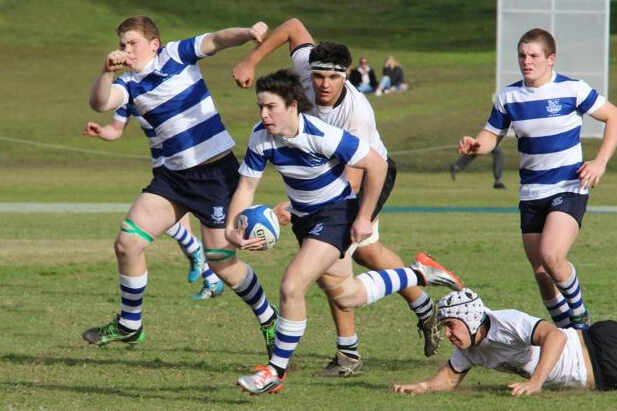 Jack McGregor heads upfield