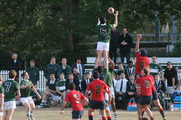 Trinity - had better lineout than Barker