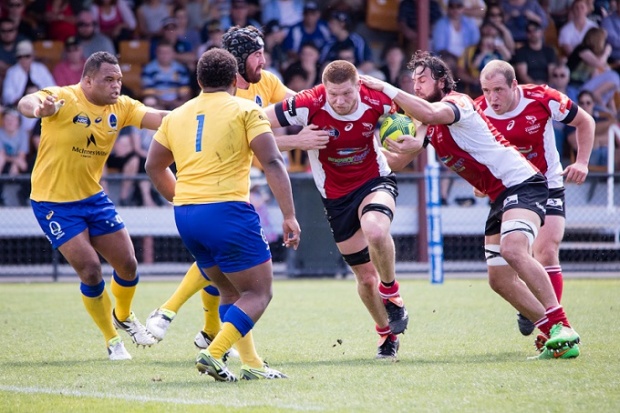 Blake Enever for Canberra Vikings v Brisbane City