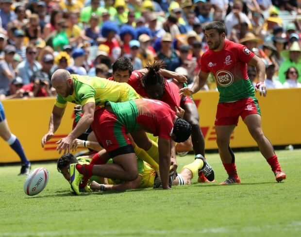 australia beat portugal at the sydney sevens