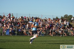 Dave Dennis leads the Waratahs out 