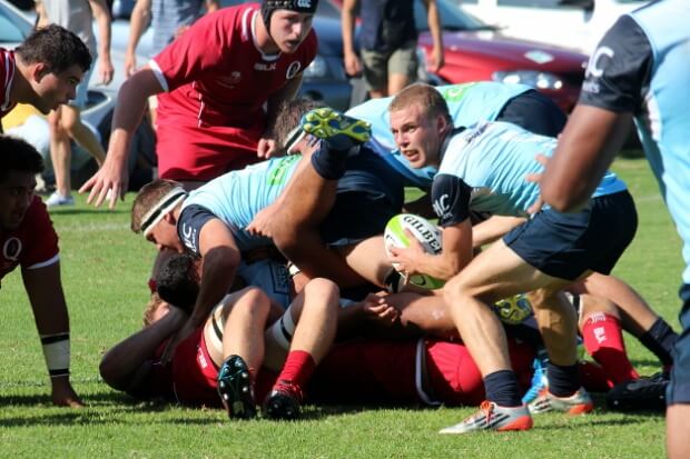 Theo Strang one of the ten 2015 schoolies on NSW side