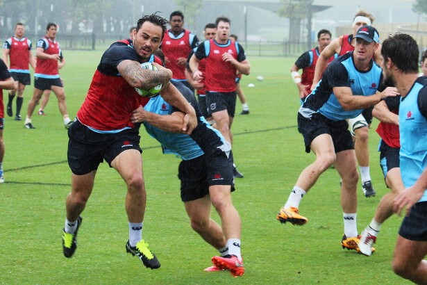 Zac  Guildford - one of exciting back three