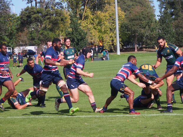 Dewar Shield Melbourne Unicorns Box Hill Broncos try McConnochie