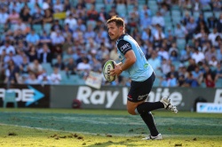 Waratah Fly Half Bernard Foley.  Photo credit: Peter Mitchell