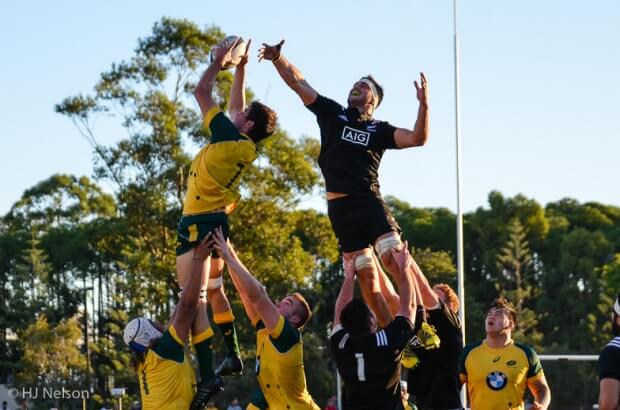 Liam Wright steals a line-out