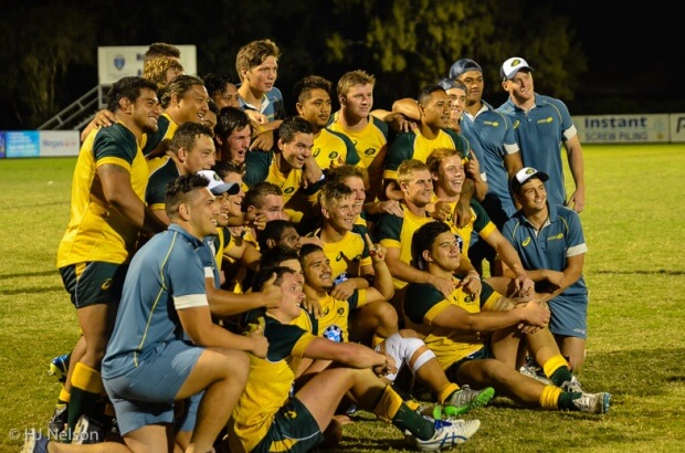 Australia U20s all smiles after their first ever win against New Zealand