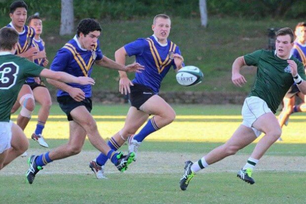 Ben Donaldson kicks downfield