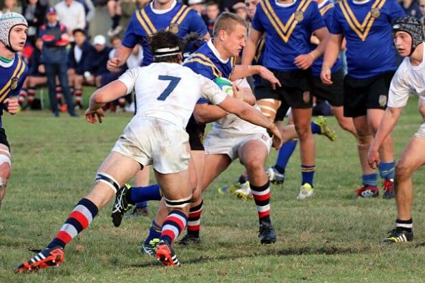 Cranbrook's best Josh Kemeny going in for a tackle