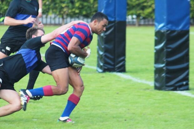 Yirrbri Jaffer-Williams going in for his second try