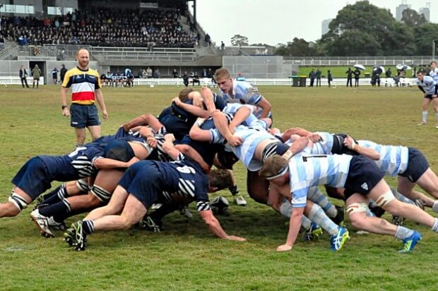 Just scrumming in the rain