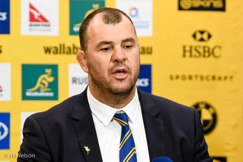 Michael Cheika at the post-match press conference