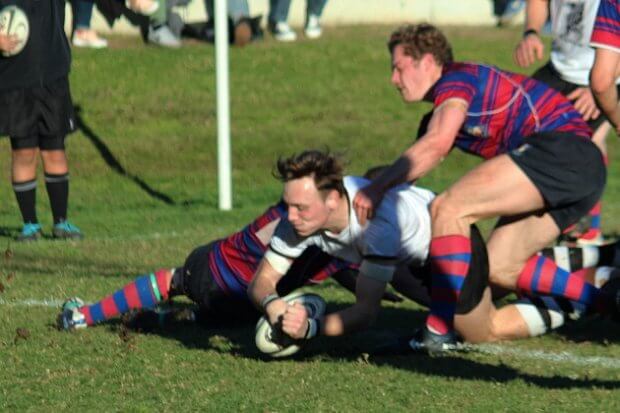 James Turner over the line