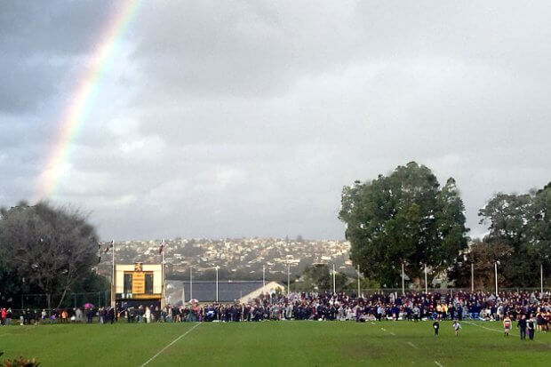 Rainbow at Scots