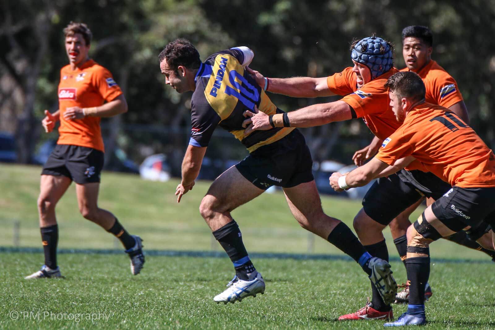 Jono Lance breaking tackles