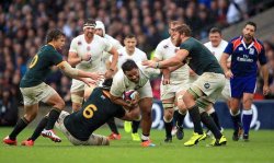 Billy Vunipola on the charge