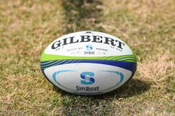 Stock photo of Super Rugby ball