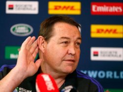 Steve Hansen listens. A first