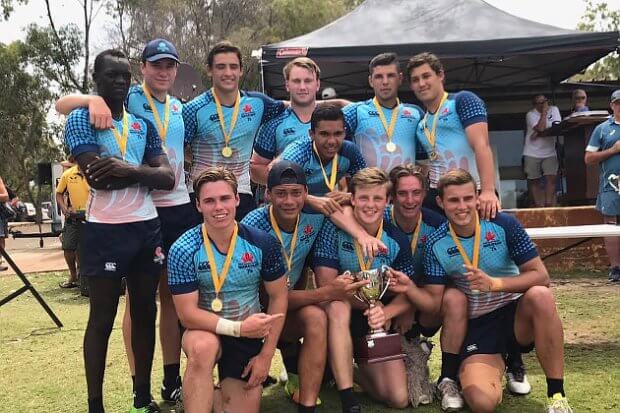 NSW Blue Sevens team - Boys' winners